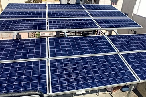 Hyderabad resident Shivkumar said the solar panels installed at his home have a capacity of 5KVA, and one KVA generates 4 to 5 units of power on an average per day. (Image: News18)
